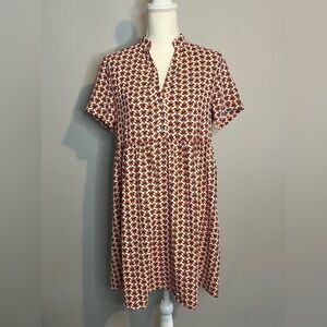 Sarah John Chic Geometric Mini Dress Size XL